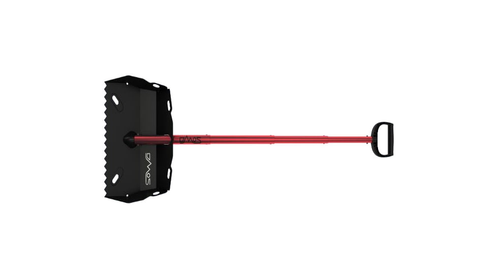 DMOS Alpha Shovel, Black/Fire Red ABR4001-HT