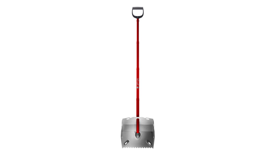 DMOS Alpha Shovel, Fire Red w/ Gunmetal Blade, ARD3001-HT