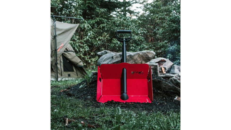 DMOS Stealth XL Shovel, Red/Black, 32732