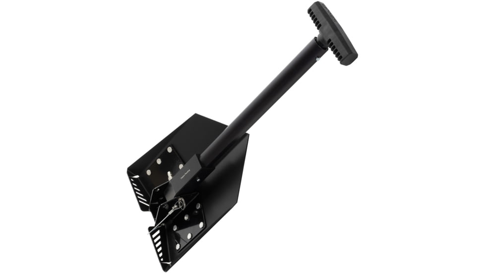 DMOS The Delta Pro Black Shovel, 24in x 11in x 2.75in, Black Anodized Aircraft Grade 6000 Series Aluminum Blade, 3.5lb, 20SU-DSAL-BKBK