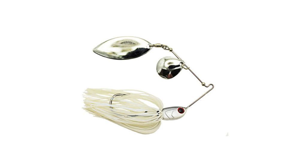 Dobyns D-Blade Advantage Series Spinnerbaits, Colorado/Willow Blade, 3/8oz, Blue Shimmer, ADV 3/8 A04 COL/WIL