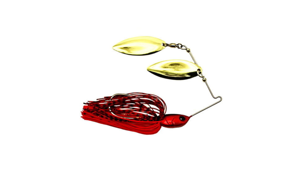 Dobyns D-Blade Advantage Series Spinnerbaits, Willow/Willow Blade, 3/8oz, Delta Craw, ADV 3/8 A01 WIL/WIL