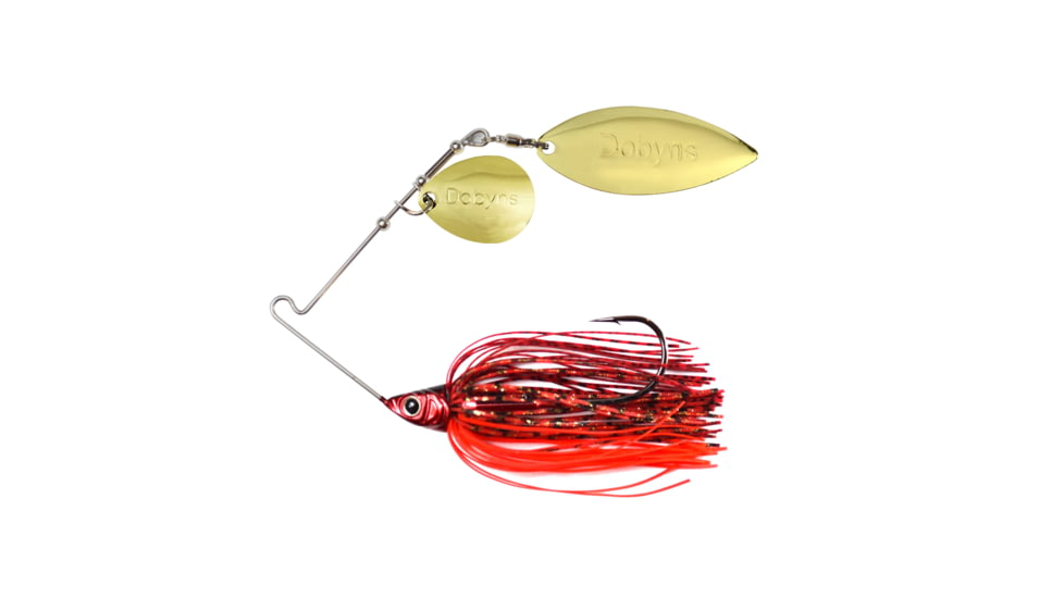 Dobyns D-Blade Beast Series Spinnerbaits, Colorado/Willow Blade, 3/8oz, Delta Craw, BST 3/8 B01 COL/WIL