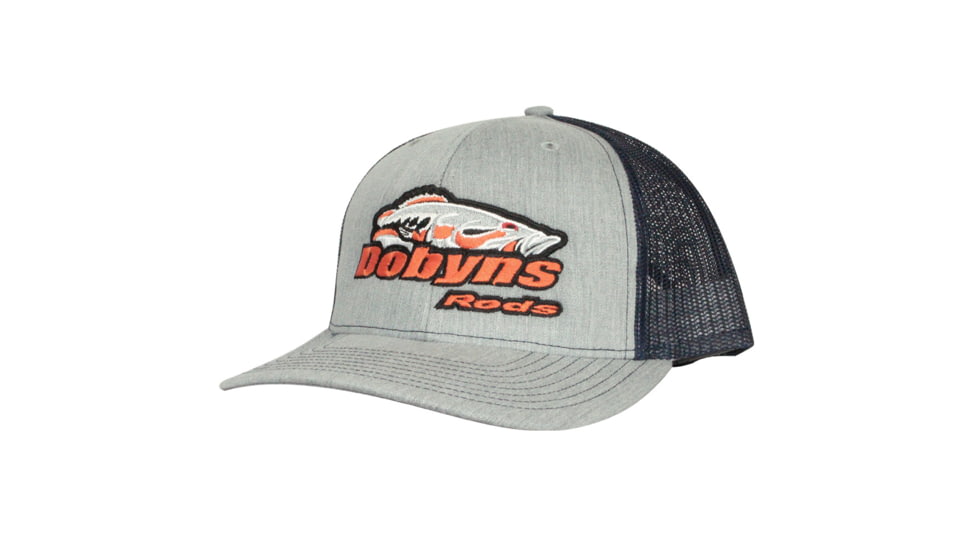 Dobyns FlexFit Mesh Hat - Mens, Gray/Black/Orange, ADJ, GRY/BLK ORANGE