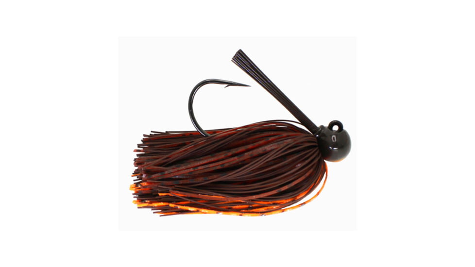 Dobyns Football Jigs Single Pack, 1/4oz, Brown/Orange Special, SFB BRN/OR SP 1/4 1PK