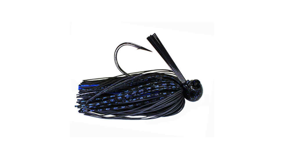 Dobyns Football Jigs Single Pack, 1/4oz, Midnight Blue, SFB MID BL 1/4 1PK
