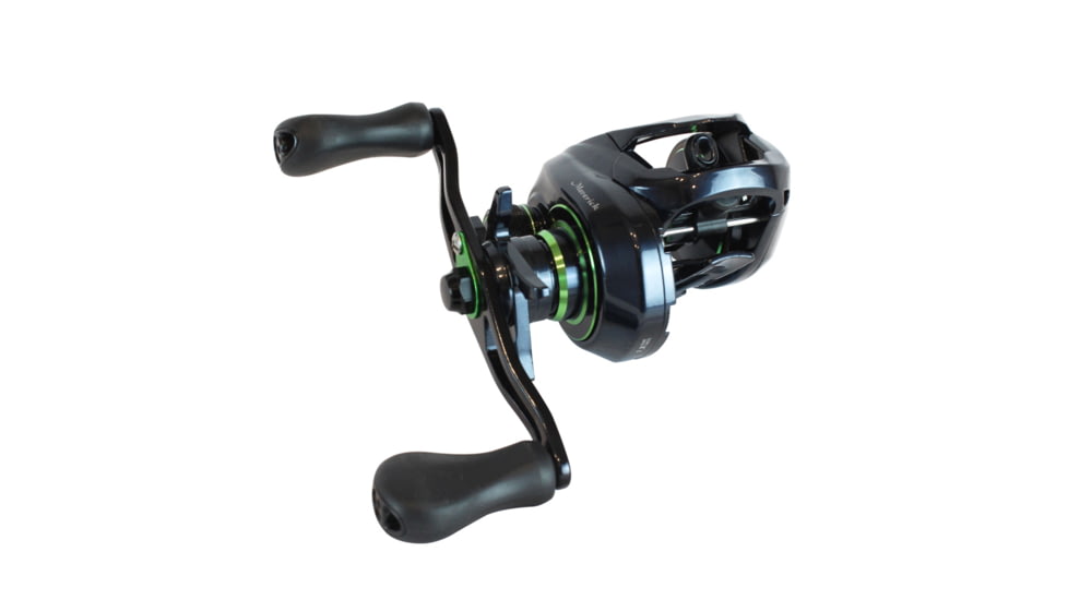 Dobyns Maverick Baitcasting Reel, 8.1:1, 11+1, Left, Black/Green, MV 8.1:1 GRN LH CAST