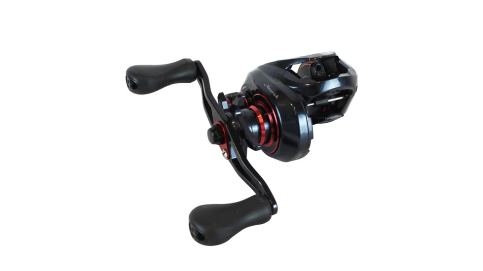 Dobyns Maverick Baitcasting Reel, 8.1:1, 11+1, Left, Black/Red, MV 8.1:1 RED LH CAST