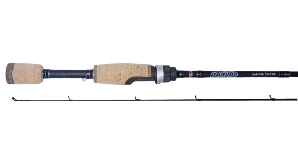 Dobyns Sierra Trout and Panfish 2-Piece Rods Spinning Rod, 6ft 7in, Ultra Light, Fast, 2 Pieces, STP 670-2SF