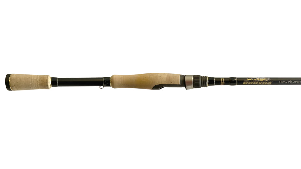 Dobyns Signature Series Rods, 7ft2in, 1pc. 8-17lb, 3/16-5/8oz, Medium Power Fast Action, Black/Lt Blue, SAM 723SF