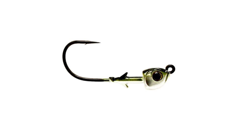 Dobyns Swimbait Heads w/Heavy Hook, 3/16oz, 3pc, Baby Bass, SB HD HVY HOOK 3/16 BB