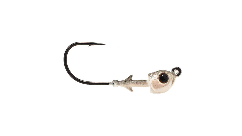 Dobyns Swimbait Heads w/Heavy Hook, 1oz, 2pc, Shad, SB HD HVY HOOK 1 SHAD