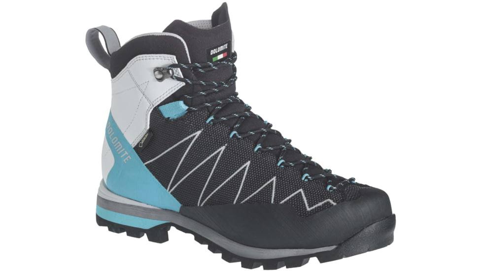 Dolomite Crodarossa Pro GTX 2.0 Shoes - Womens, Black/Capri Blue, 6, 2804141152006-6
