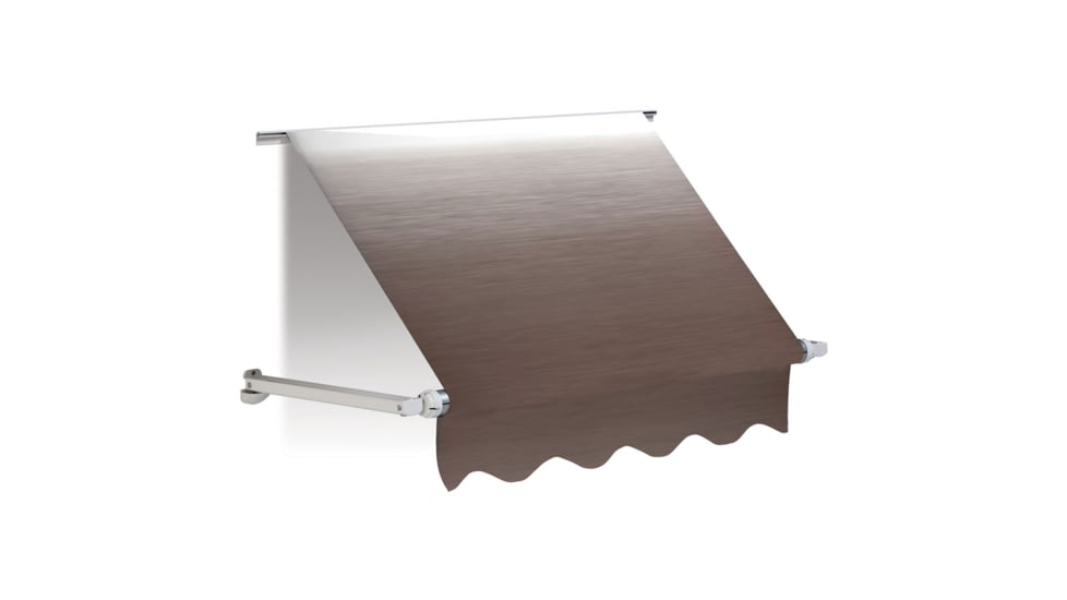 DOMETIC Deluxe Plus Standard Window Awning - 60&quot;, Sandstone Vinyl with Polar White Hardware, 60in, 85604NS.0600-B