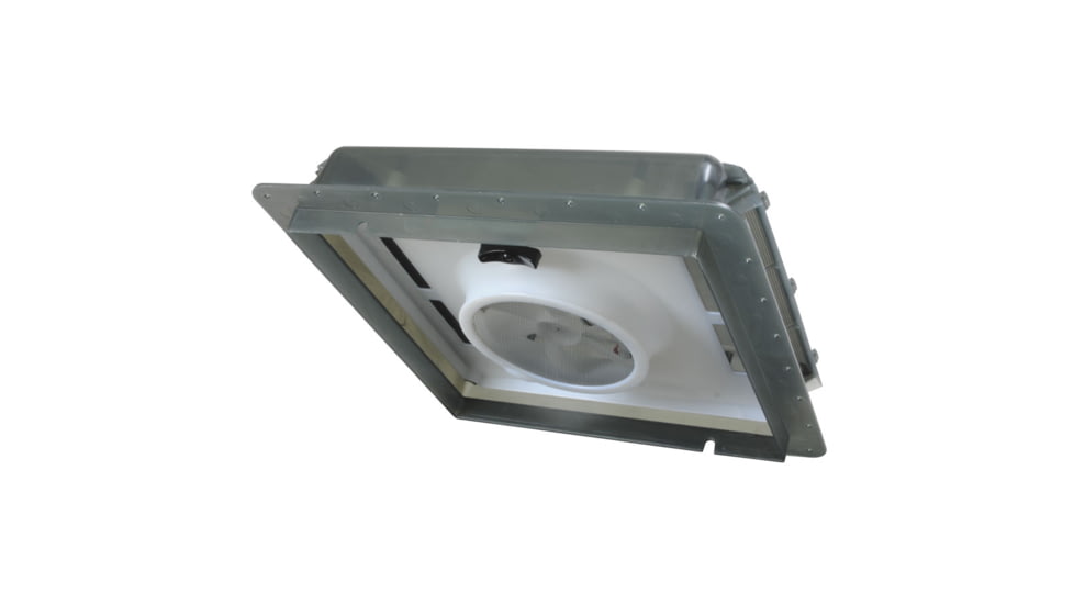 DOMETIC Ez-Breeze Ventilation Fan Model 500 - 14in x 14in, Non-Powered, Smoke, 800501
