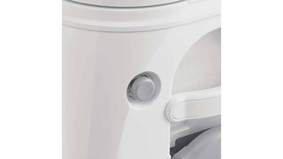 DOMETIC SeaLand 975 Portable Toilet 5.0 Gallon - Grey w/Brackets, 301097506