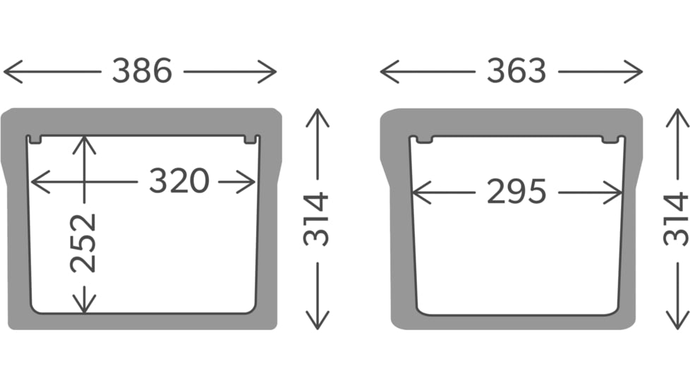 DOMETIC WCI Cool Ice 22 Liter Ice Chest/Dry Box, Slate, 9600049491