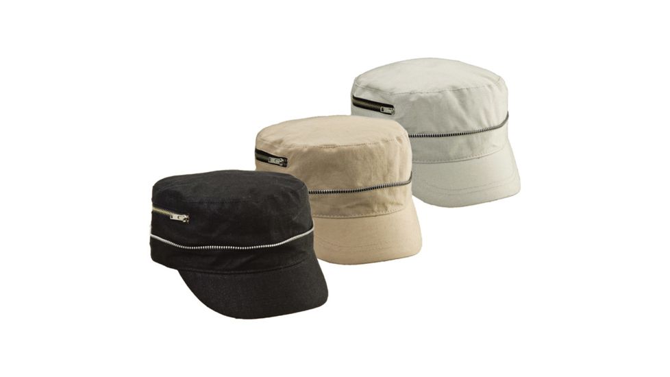 Dorfman Pacific Cadet Hat W/zipper Asst LC605-ASST