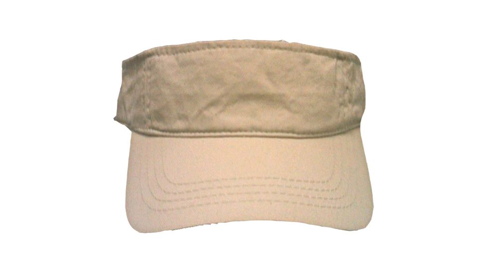 Dorfman Pacific Twill Visor Adj Back Khk V7-BASC-KHAKI