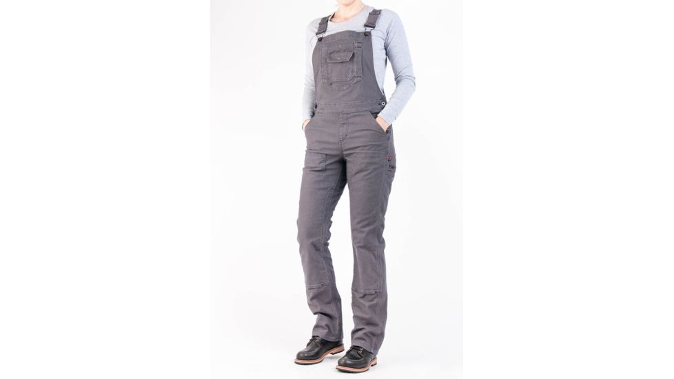 Dovetail Freshley Overall - Womens, Dark Grey Canvas, 14x32, DWF18O1C-030-14x32