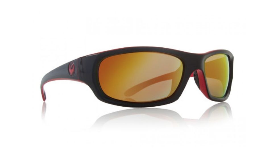 Dragon Chrome 2 Sunglasses-Jet-Red Ionized