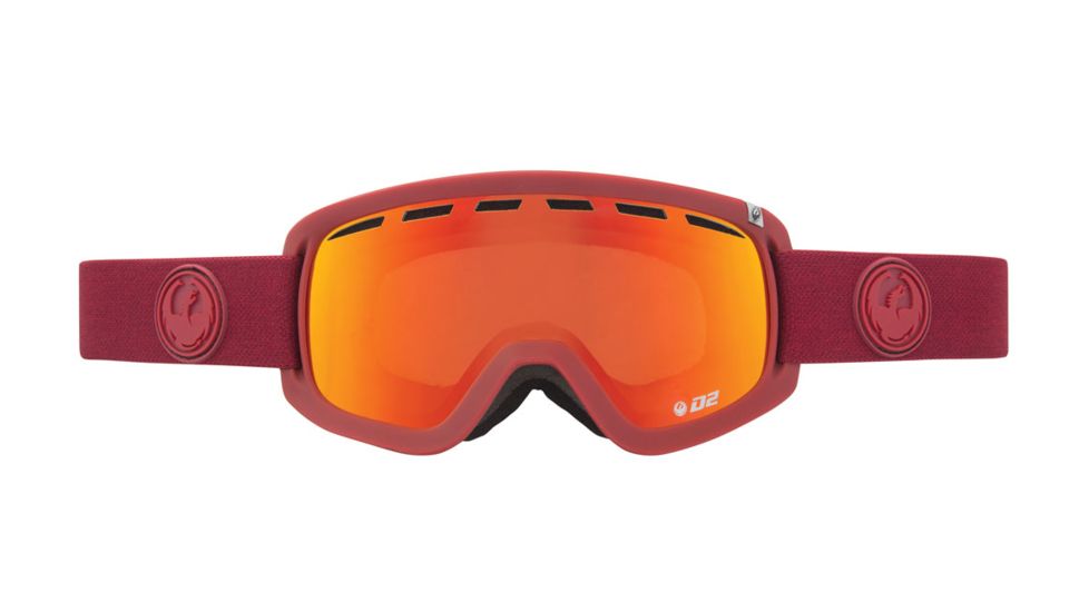 Dragon D2 Goggles-Epoch Heather-Red Ionized