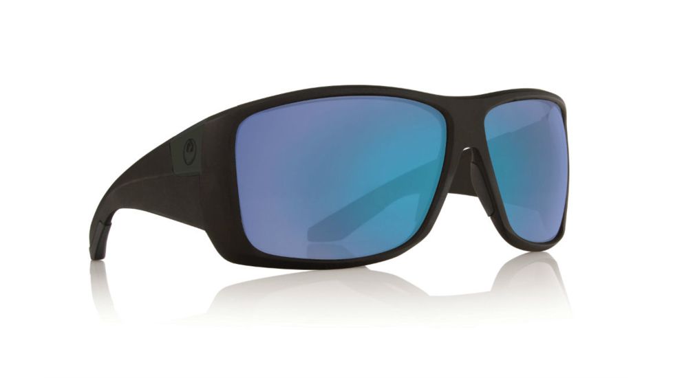 Dragon Kit Sunglasses-Matte Black-Blue Ion P2