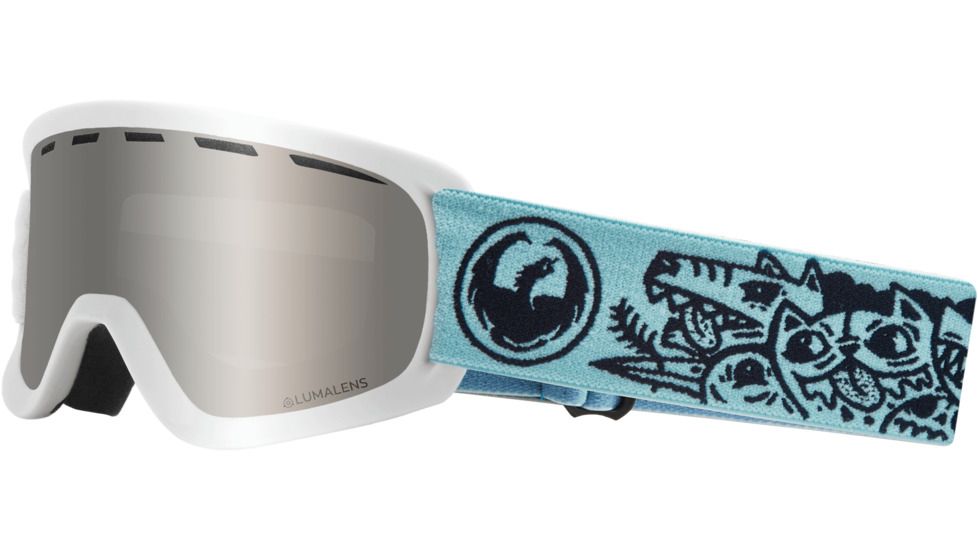 Dragon LIL D Goggles, Danger/Lumalens Silver Ion, 286424425600