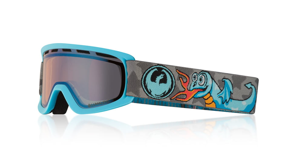 Dragon LiL D Goggles, Grom/LumaLens Flash Blue, One Size 286424425874