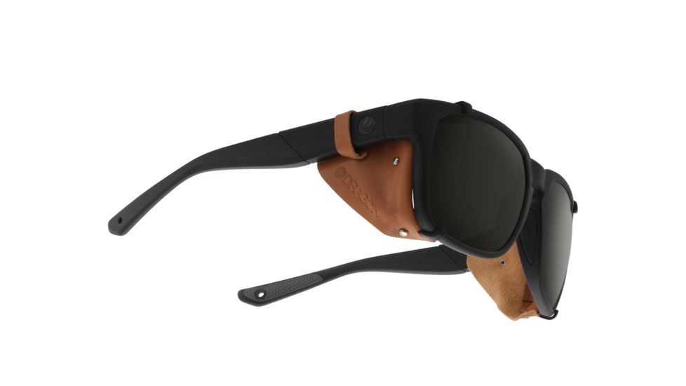 Dragon Mountaineerx Glacier Glasses-Matte Black-Grey