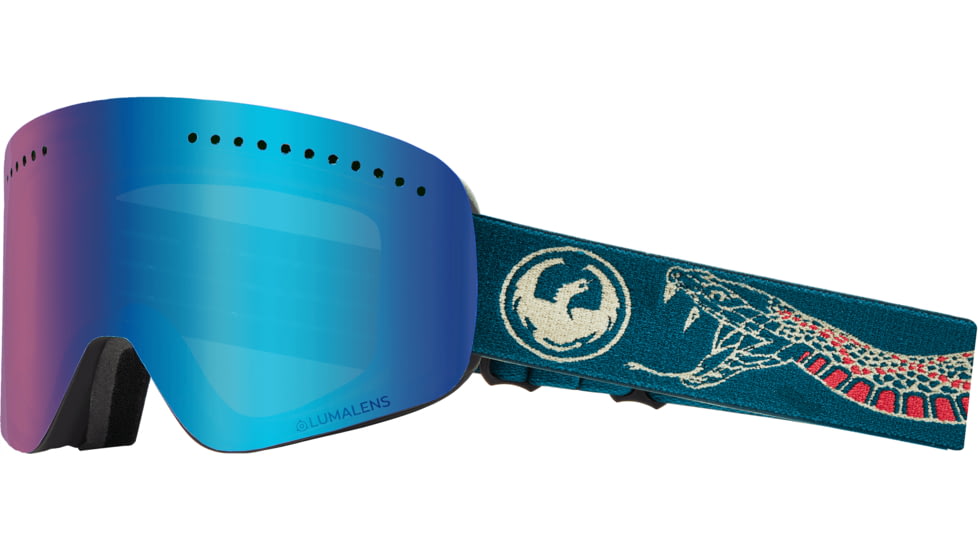 Dragon NFX Goggles, Rattler/Lumalens Blue Ion, 286356429001