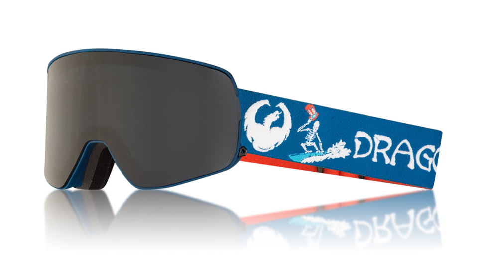 Dragon NFX2 Goggles, Danny Davis Signature/Dark Smoke, with Bonus LumaLens Rose, One Size 286056030871