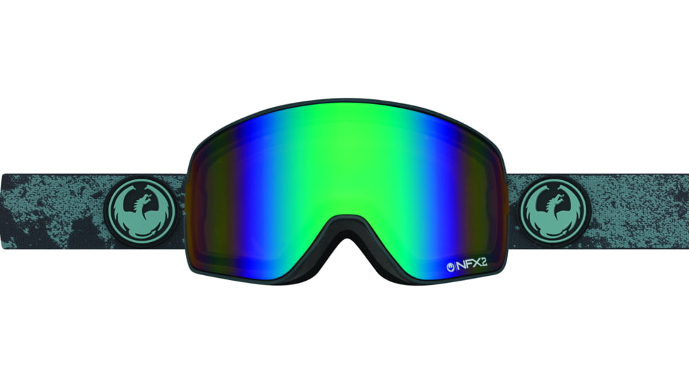 Dragon NFX2 Goggles-Mason Grey/Flash Green Polarized-Green