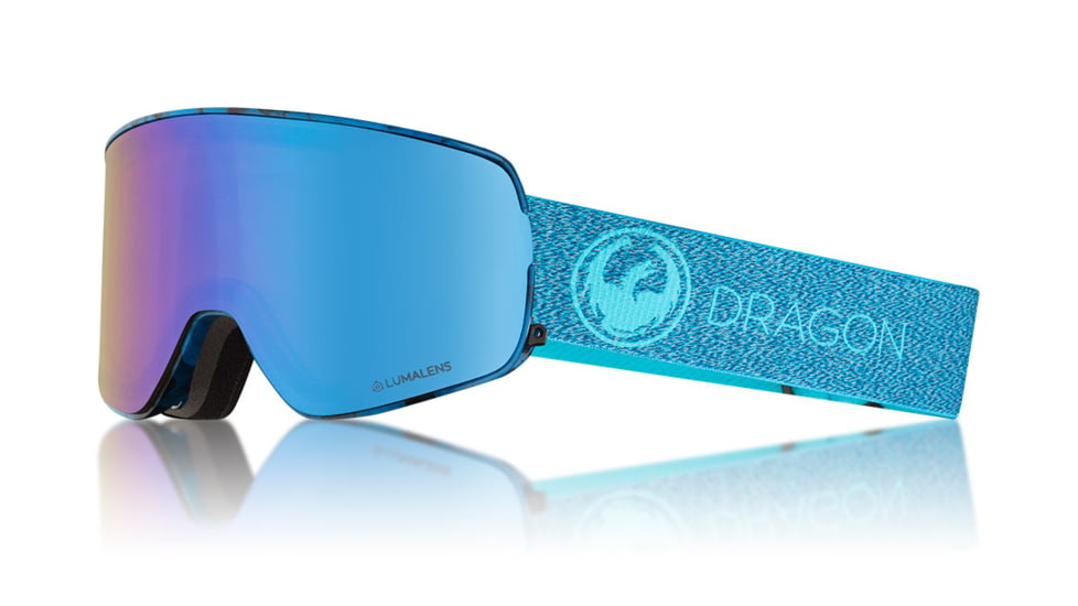 Dragon NFX2 Goggles, Mill/LumaLens Blue Ion, with Bonus LumaLens Amber, One Size 286056030866