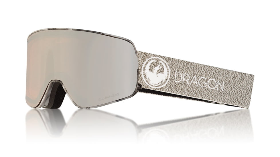 Dragon NFX2 Goggles, Mill/LumaLens Silver Ion, with Bonus LumaLens Dark Smoke, One Size 286056030255