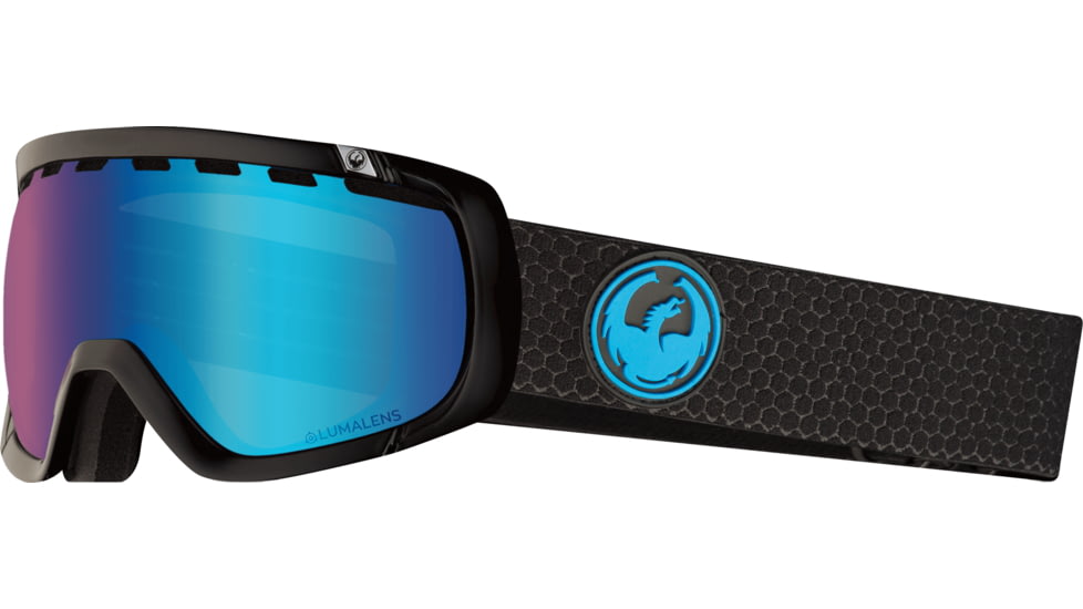 Dragon ROGUE Goggles, Split/Lumalens Blue Ion, 228756025334