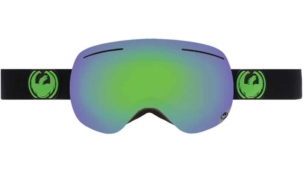 Dragon X1 Goggles-Jet-Green Ionized