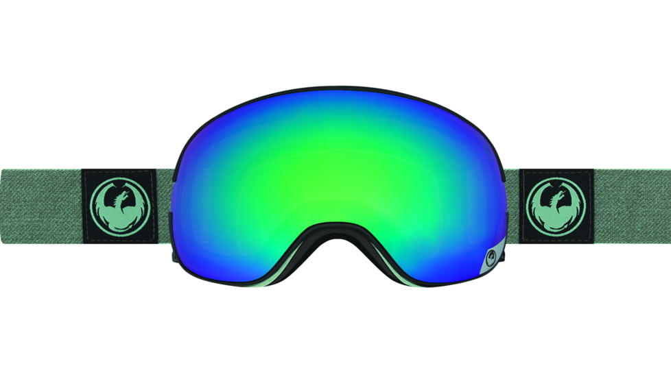 Dragon X2 Goggles-Hone Emerald/Optimized Flash Green-Blue