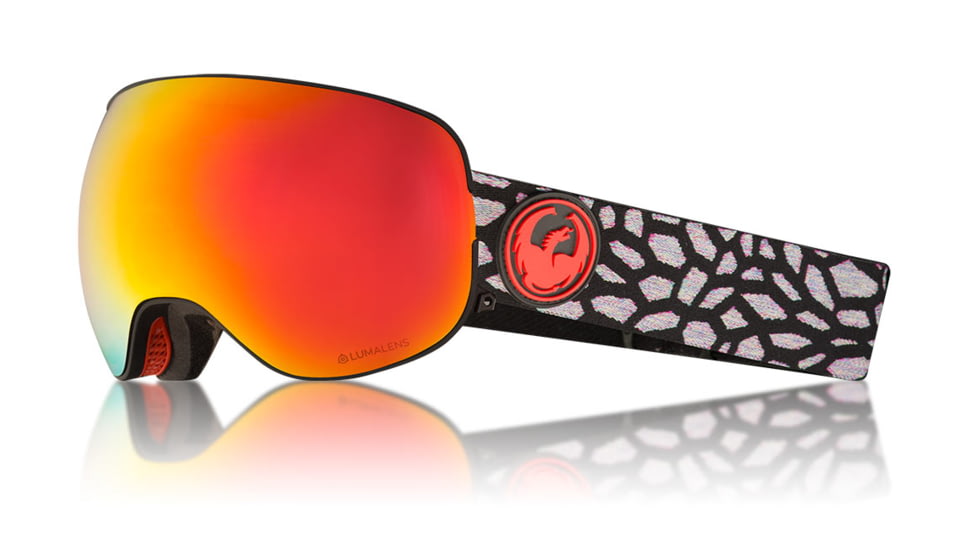 Dragon X2 Goggles, Olio/LumaLens Red Ion, with Bonus LumaLens Rose, One Size 286317728336