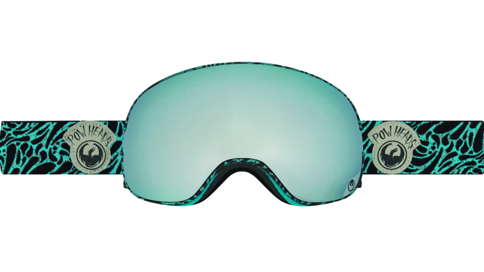 Dragon X2 Goggles-Pow Heads Blue/Mirror Ion-Mirror