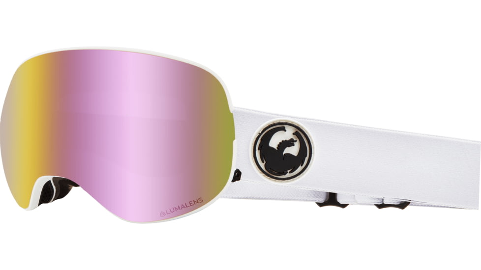Dragon X2 Goggles, White/Lumalens Pink Ion, 286317728100