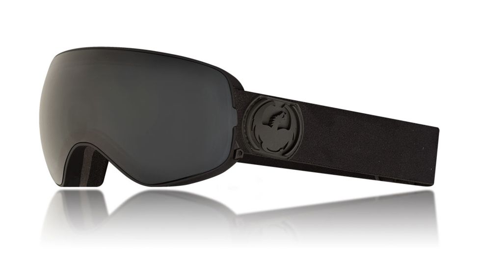 Dragon X2s Goggles, Knight Rider/Dark Smoke, with Bonus LumaLens Flash Blue/Rose, One Size 307777230331