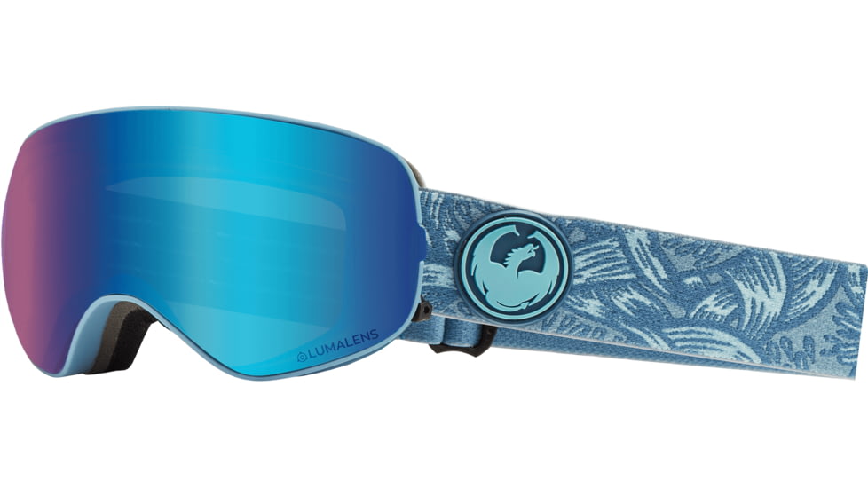 Dragon X2S Goggles, Plex/Lumalens Blue Ion, 307867230600