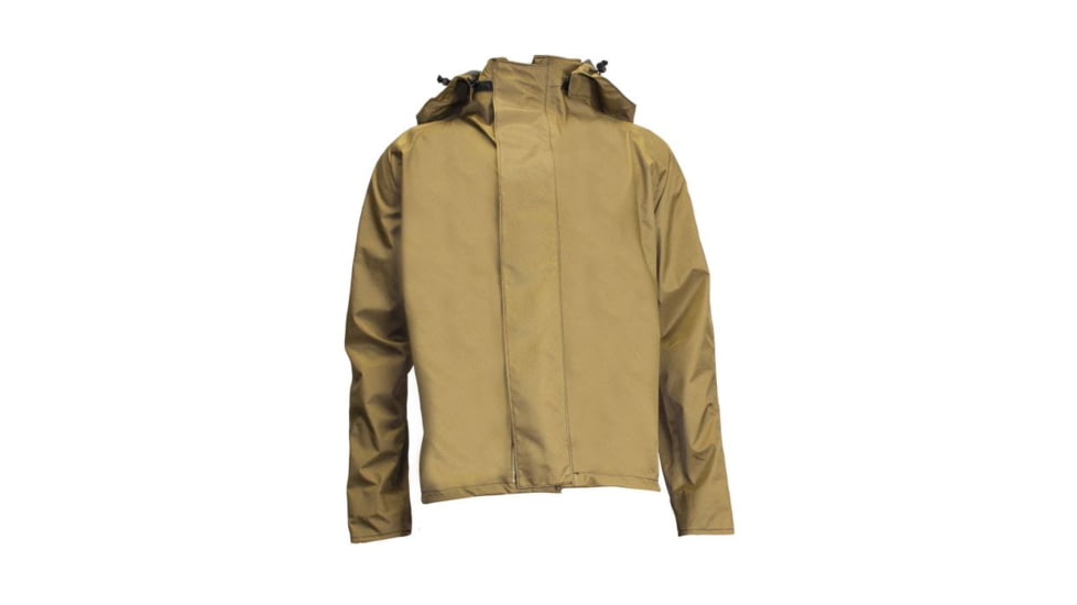 DRIFIRE FR Storm System Hard Shell Bomber Length Jacket - Mens, Coyote Brown, Extra Large, DF2-G2CB-BOM-CB-XL