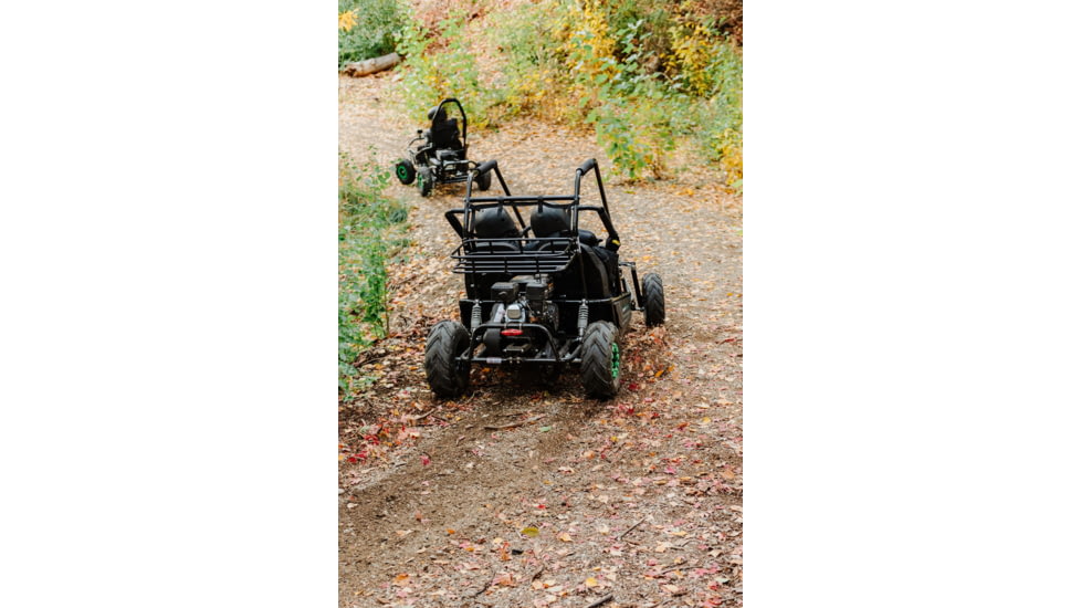 Drift Hero 2 Seat Gas Go Kart, Black, 674447in, DH1002