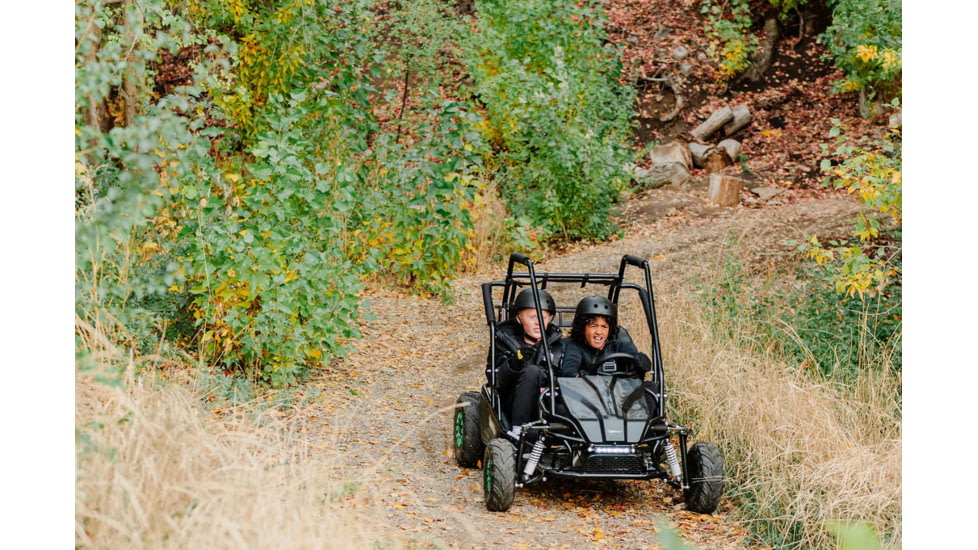 Drift Hero 2 Seat Gas Go Kart, Black, 674447in, DH1002