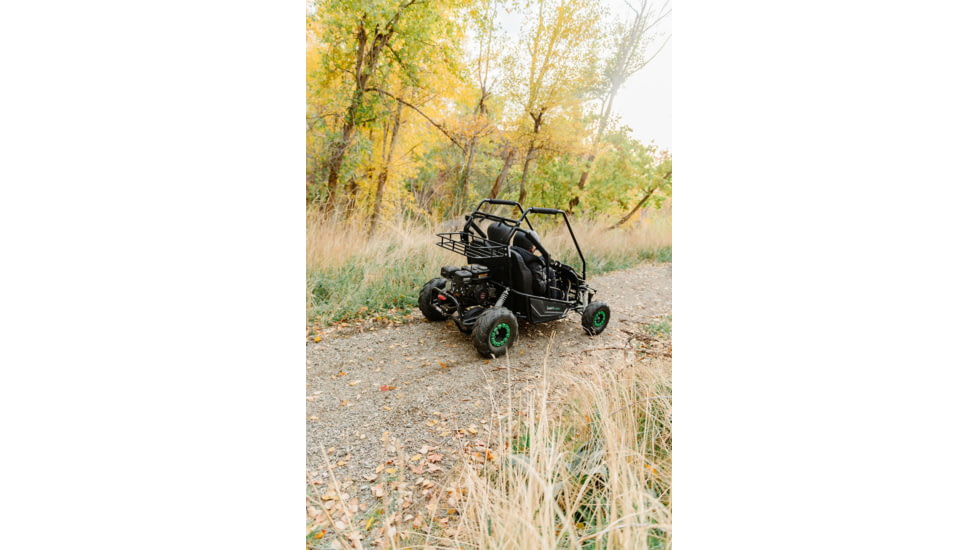 Drift Hero 2 Seat Gas Go Kart, Black, 674447in, DH1002