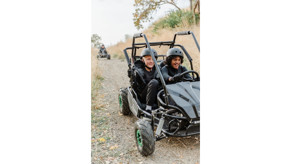 Drift Hero 2 Seat Gas Go Kart, Black, 674447in, DH1002