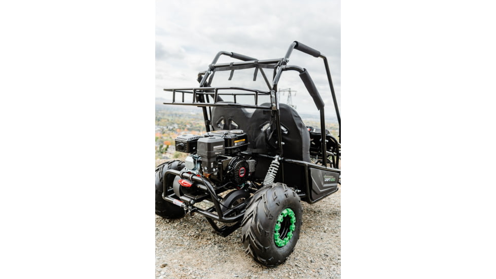 Drift Hero 2 Seat Gas Go Kart, Black, 674447in, DH1002