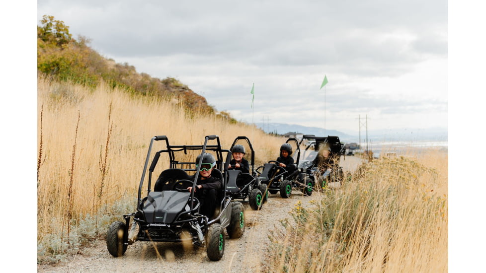 Drift Hero 2 Seat Gas Go Kart, Black, 674447in, DH1002